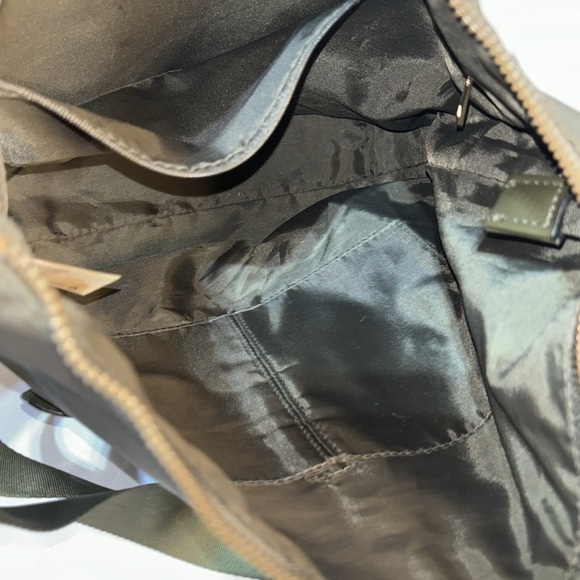 A New Day Nylon Convertible Shoulder Bag Top Zip Closure, Green - Picture 6 of 6